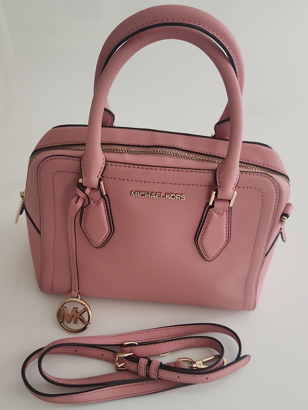 Michael Kors Blush Pink Leather Tote